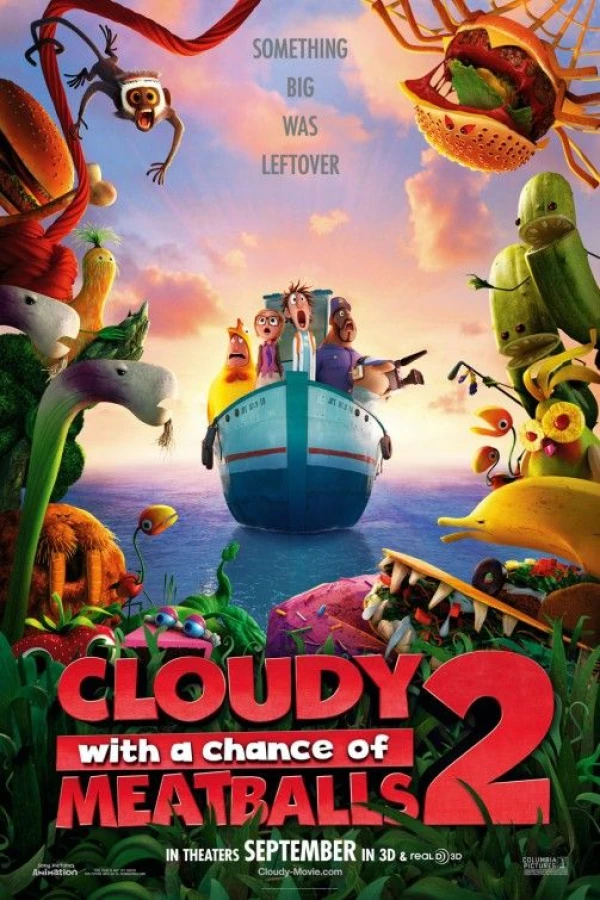 Cloudy with a Chance of Meatballs 2 Poster